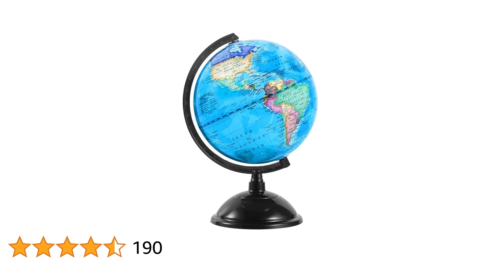 Amazon.com: KISEER 8 Inch World Globe with Stand Rotating